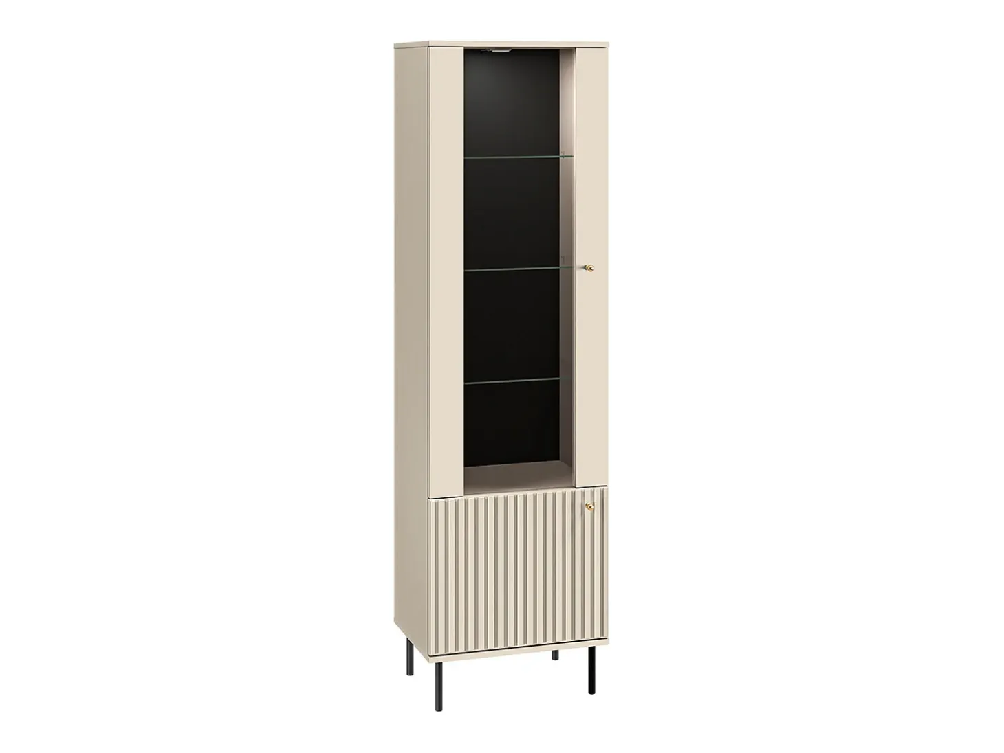 Nova Cashmere Vitrina LED de 2 portas