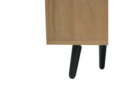 Organizador de sapatos - com 3 portas e banco sapateiro - para Sala, Corredor - 100x34x69cm