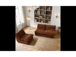 Pack Nuvia Living 3 lugares - chocolate e chocolate