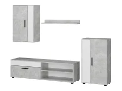Parede da sala de estar betão 140x35.2x38.7 berno