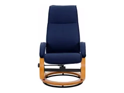 Paris | Recliner + Banco Azul Escuro