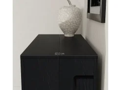 PETRA - Mesa de consola extensível de 42 cm a 3 metros - extensões integradas - capacidade para até 12 pessoas - Entrega gratuita