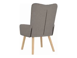 Poltrona | Cadeira de Sala | Cadeira Relaxante Cinzento-acastanhado 63x67x94 cm tecido SHL296444