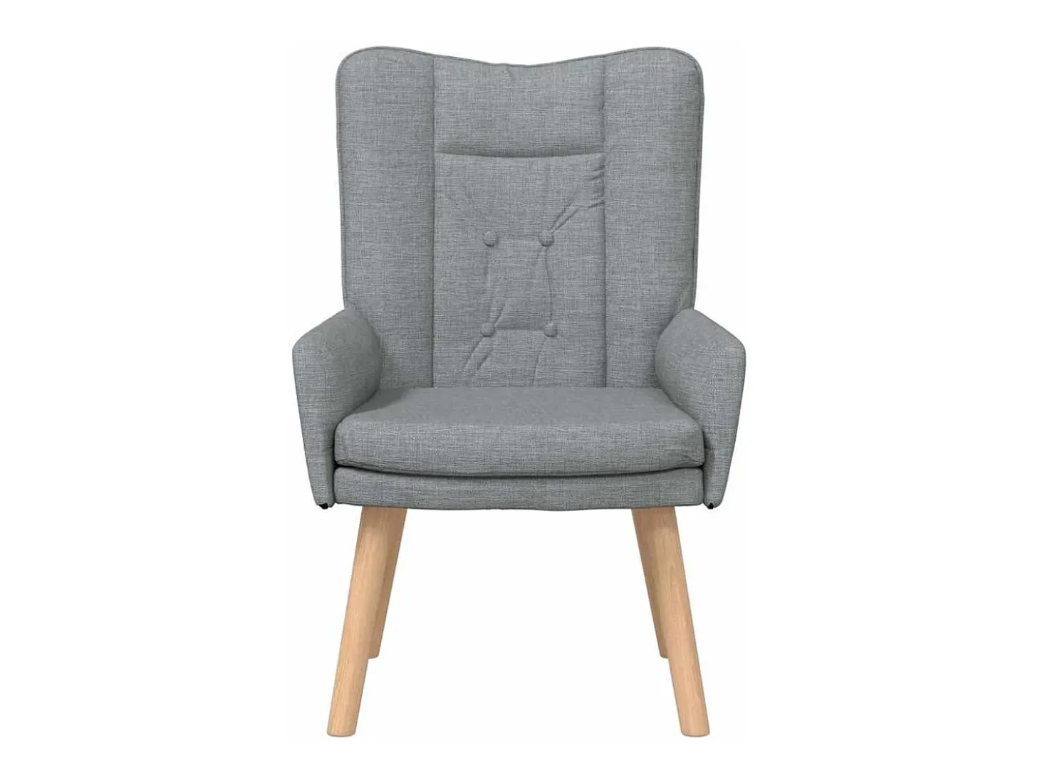 Poltrona | Cadeira de Sala | Cadeira Relaxante Cinzento-claro 63x67x94 cm tecido SHL56460