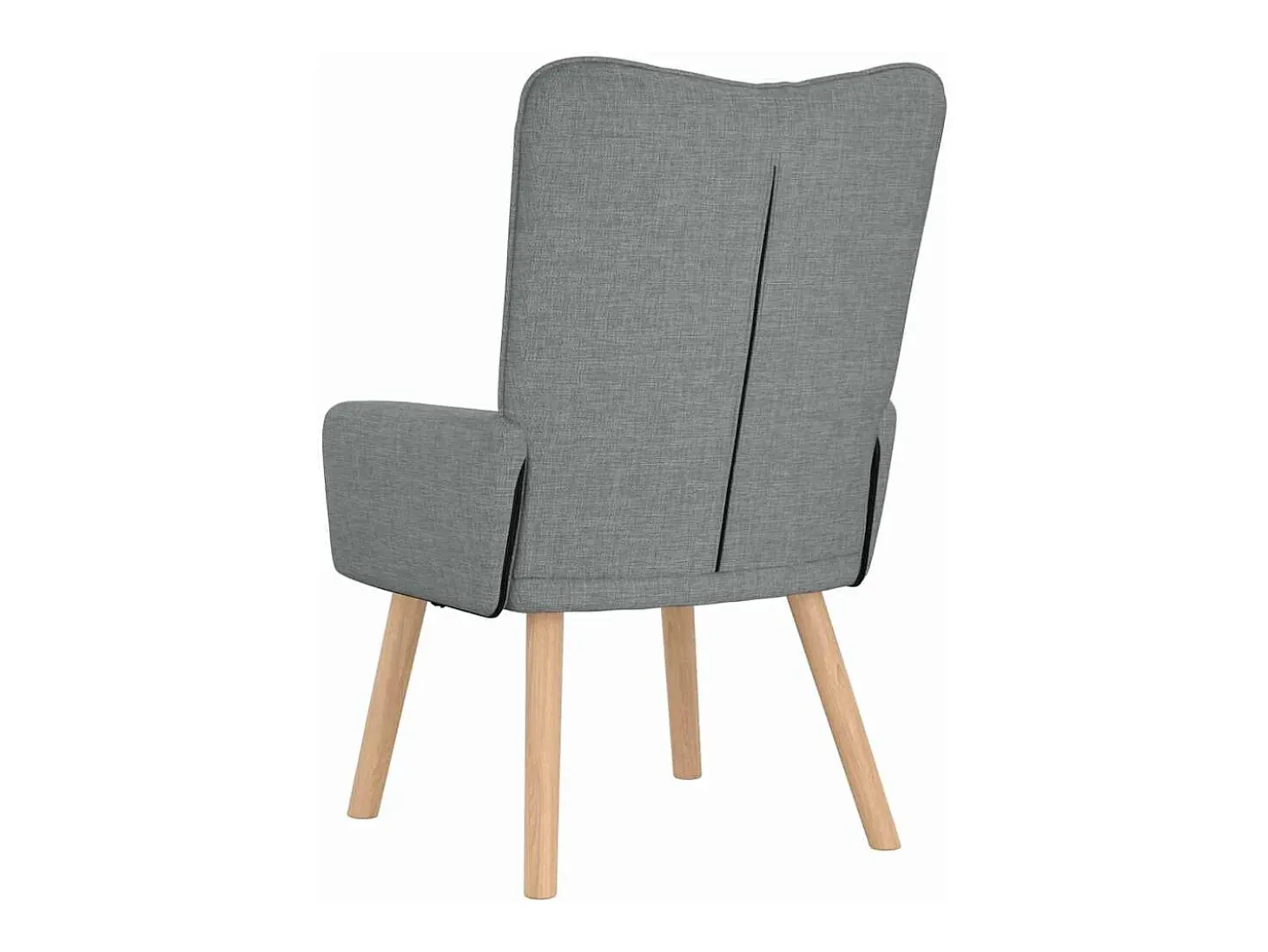 Poltrona | Cadeira de Sala | Cadeira Relaxante Cinzento-claro 63x67x94 cm tecido SHL56460