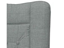 Poltrona | Cadeira de Sala | Cadeira Relaxante Cinzento-claro 63x67x94 cm tecido SHL56460