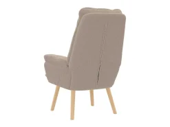 Poltrona | Cadeira de Sala | Cadeira Relaxante Cinzento-claro 69x74x93 cm tecido SHL157414