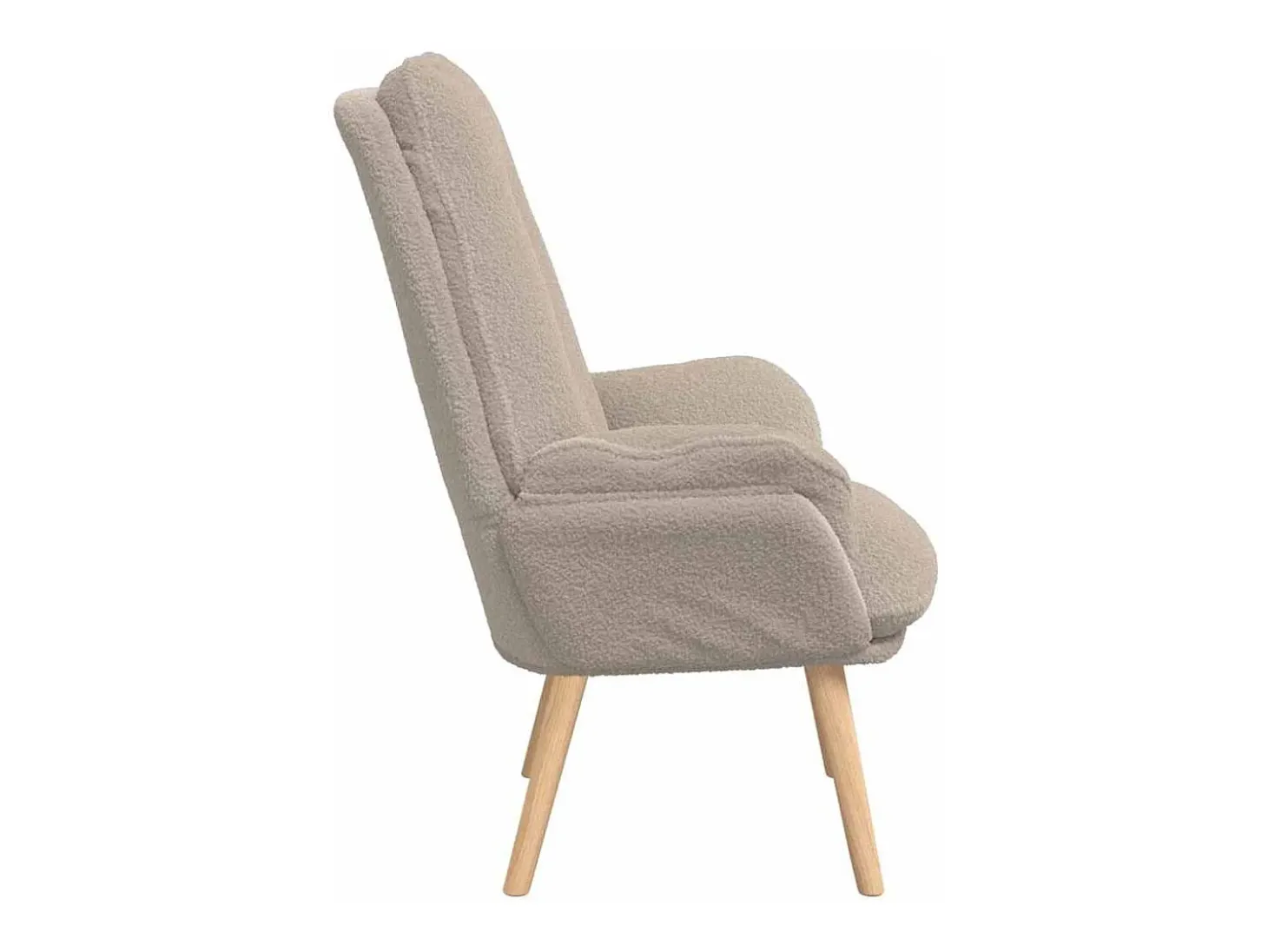 Poltrona | Cadeira de Sala | Cadeira Relaxante Cinzento-claro 69x74x93 cm tecido SHL157414