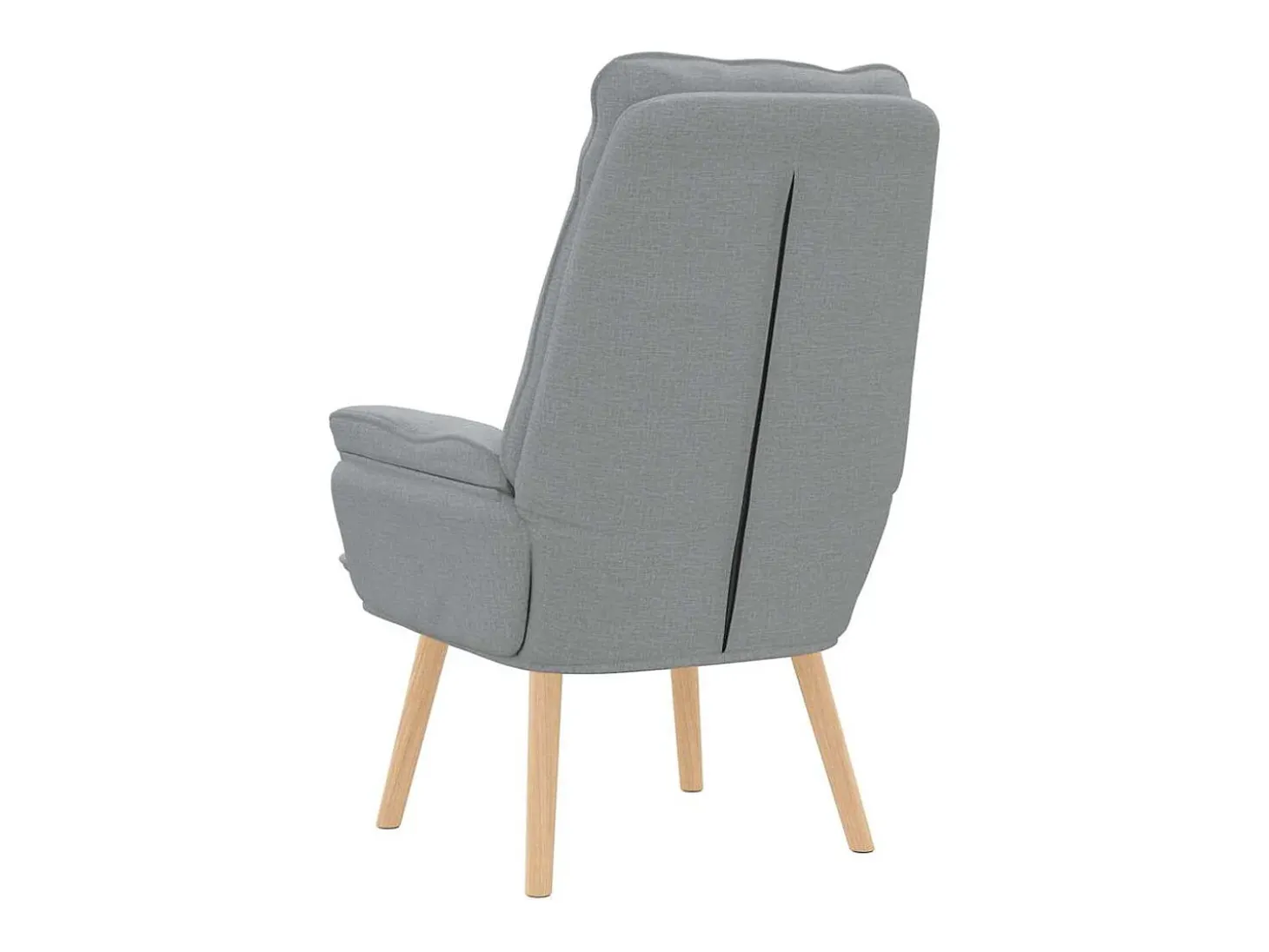 Poltrona | Cadeira de Sala | Cadeira Relaxante Cinzento-claro 69x74x93 cm tecido SHL854155