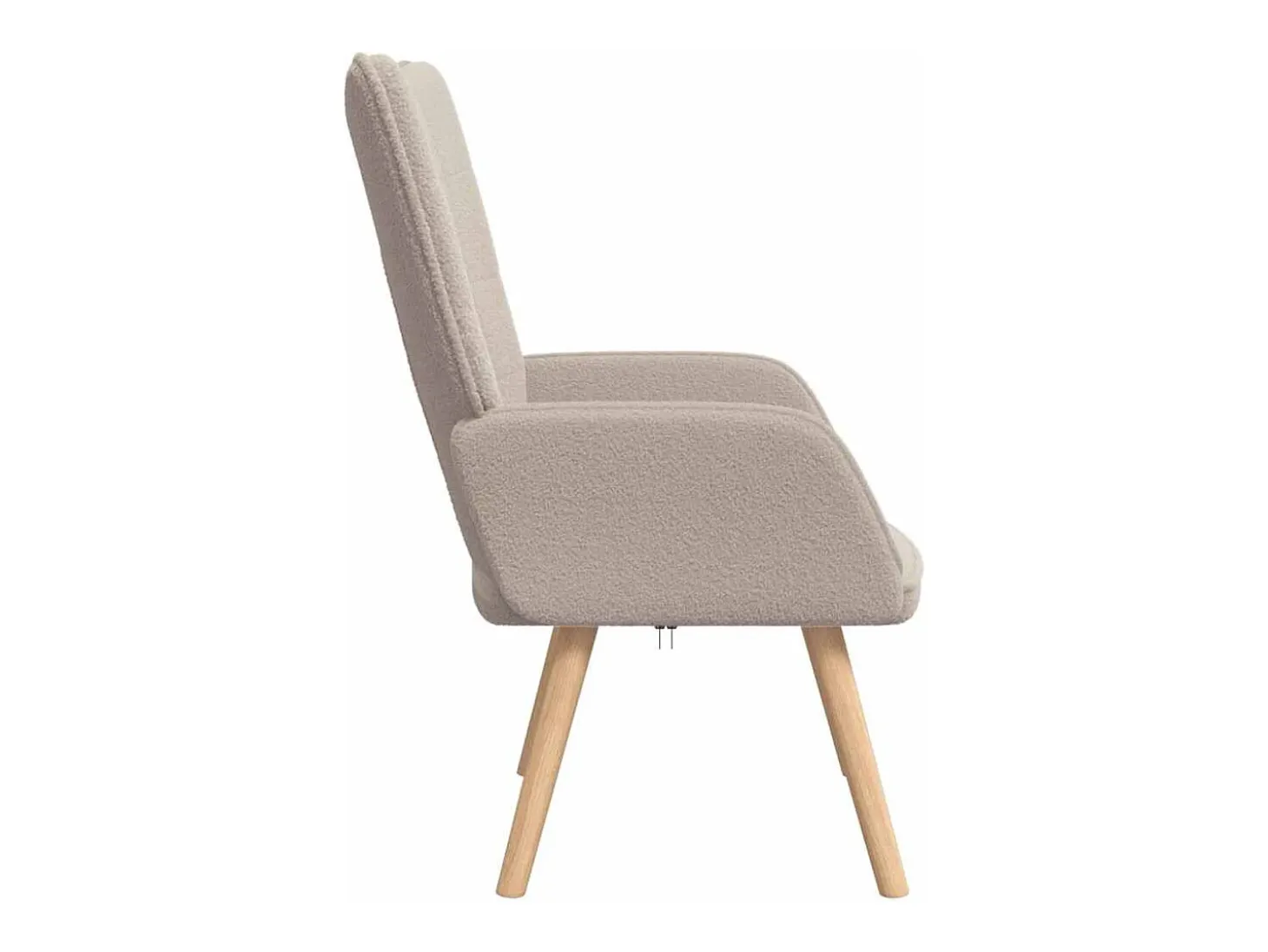 Poltrona | Cadeira de Sala | Cadeira Relaxante Cinzento-claro 62x67x95.5 cm tecido SHL838017