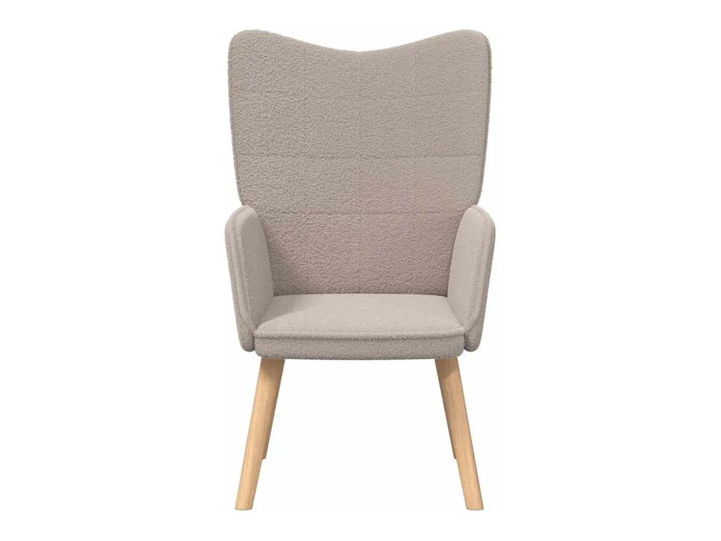 Poltrona | Cadeira de Sala | Cadeira Relaxante Cinzento-claro 62x67x95.5 cm tecido SHL838017