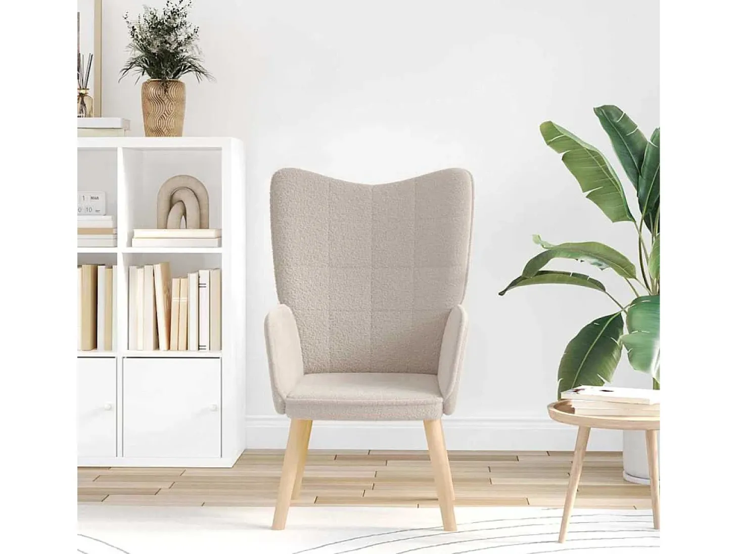 Poltrona | Cadeira de Sala | Cadeira Relaxante Cinzento-claro 62x67x95.5 cm tecido SHL838017