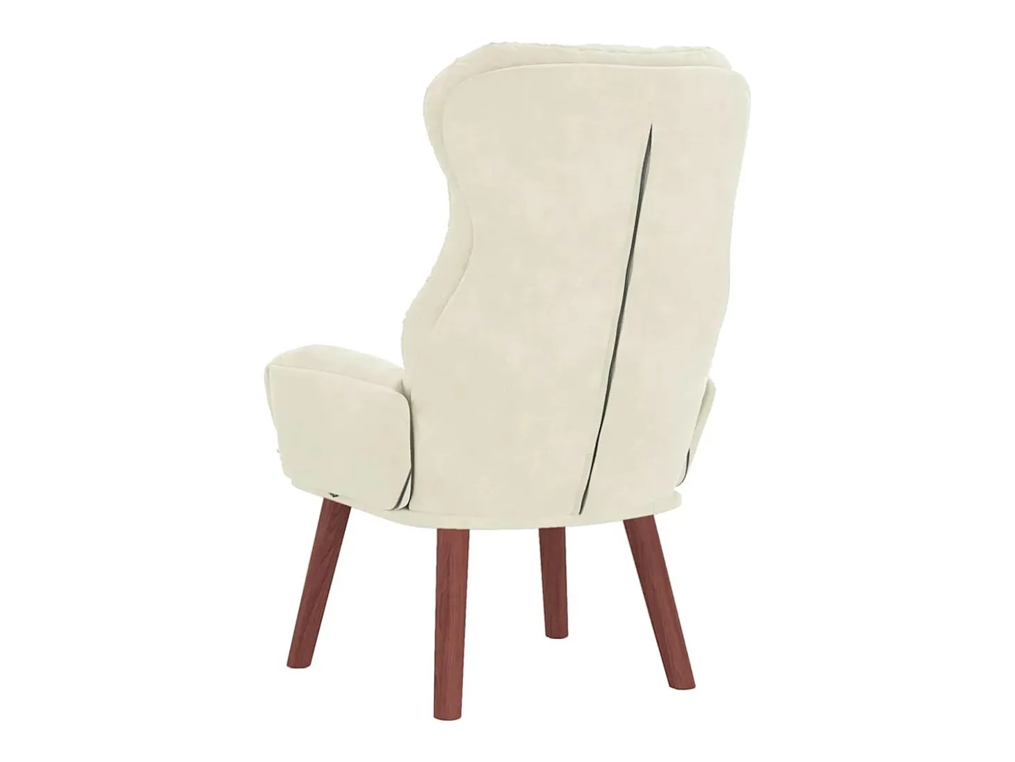 Poltrona | Cadeira de Sala | Cadeira Relaxante Creme 69x74x93 cm Veludo SHL378088