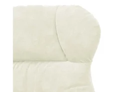 Poltrona | Cadeira de Sala | Cadeira Relaxante Creme 69x74x93 cm Veludo SHL378088