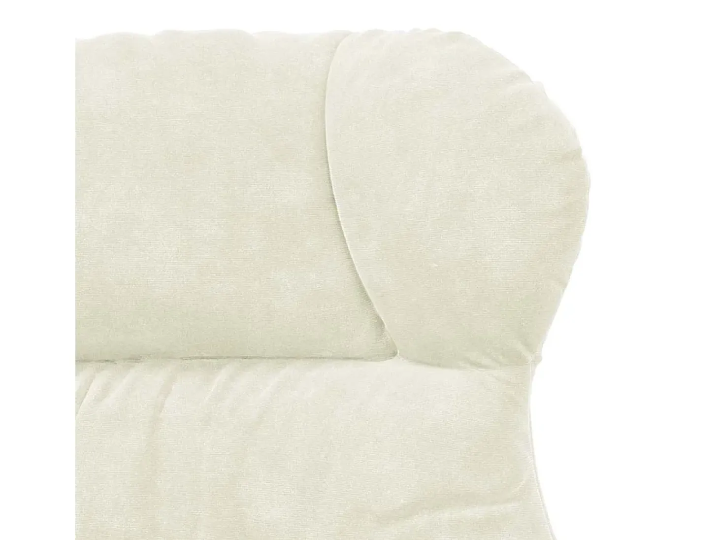 Poltrona | Cadeira de Sala | Cadeira Relaxante Creme 69x74x93 cm Veludo SHL378088