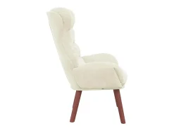 Poltrona | Cadeira de Sala | Cadeira Relaxante Creme 69x74x93 cm Veludo SHL378088