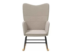 Poltrona | Cadeira de Sala | Cadeira Relaxante Cinzento-claro 61x78x98 cm tecido SHL722429