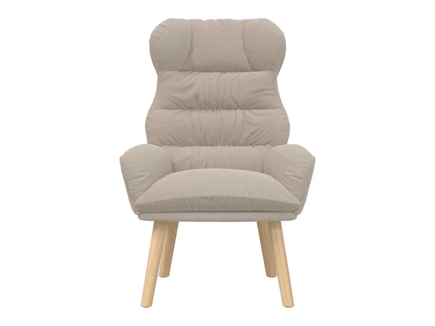 Poltrona | Cadeira de Sala | Cadeira Relaxante Cinzento-claro 69x74x93 cm tecido SHL782342