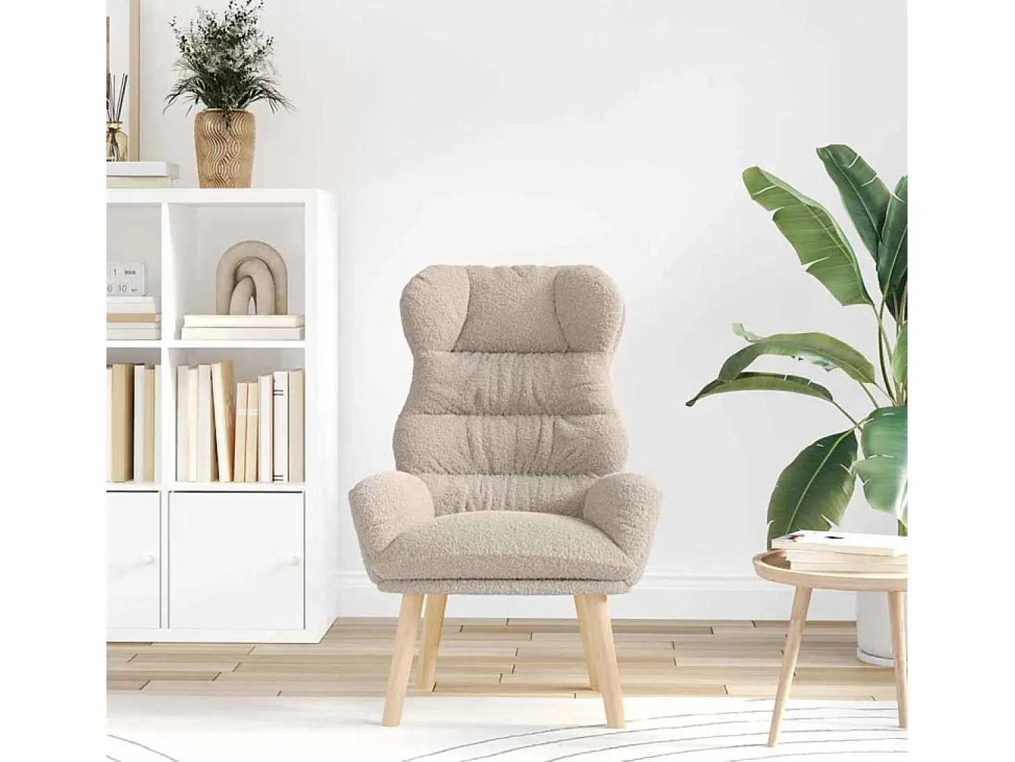 Poltrona | Cadeira de Sala | Cadeira Relaxante Cinzento-claro 69x74x93 cm tecido SHL782342