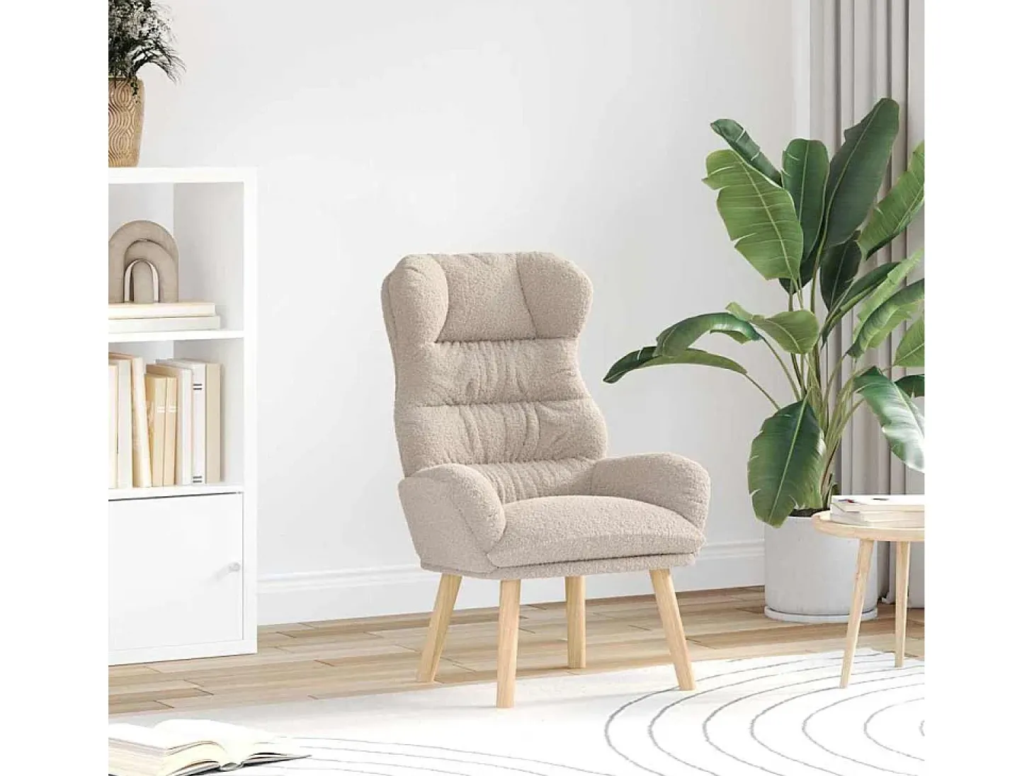 Poltrona | Cadeira de Sala | Cadeira Relaxante Cinzento-claro 69x74x93 cm tecido SHL782342