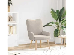 Poltrona | Cadeira de Sala | Cadeira Relaxante Cinzento-claro 63x67x94 cm tecido SHL861480