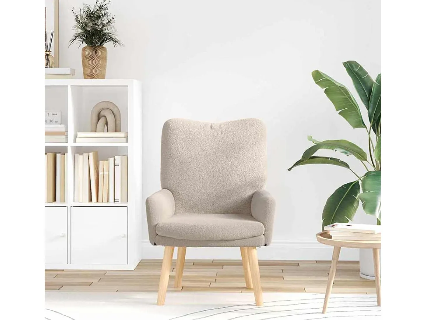 Poltrona | Cadeira de Sala | Cadeira Relaxante Cinzento-claro 63x67x94 cm tecido SHL861480