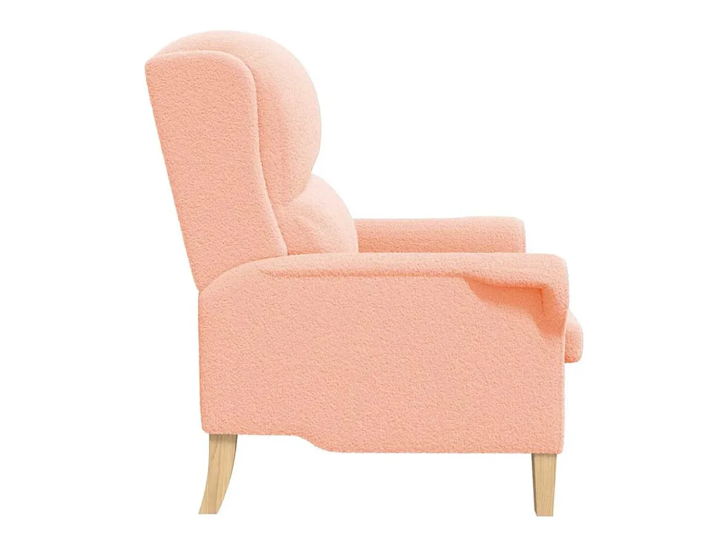 Poltrona | Cadeira Relax | Poltrona Confortável para Sala Rosa 76x94x102 cm SHL893557