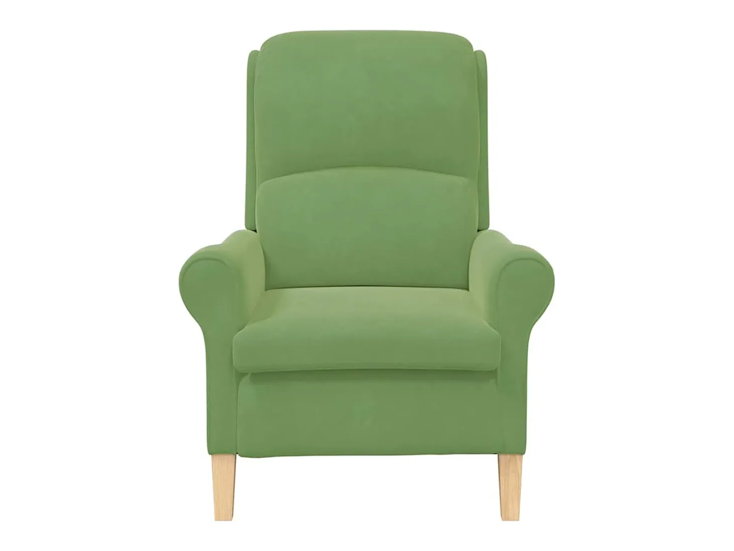 Poltrona | Cadeira Relax | Poltrona Confortável para Sala Verde claro 76x94x102 cm Veludo SHL360737