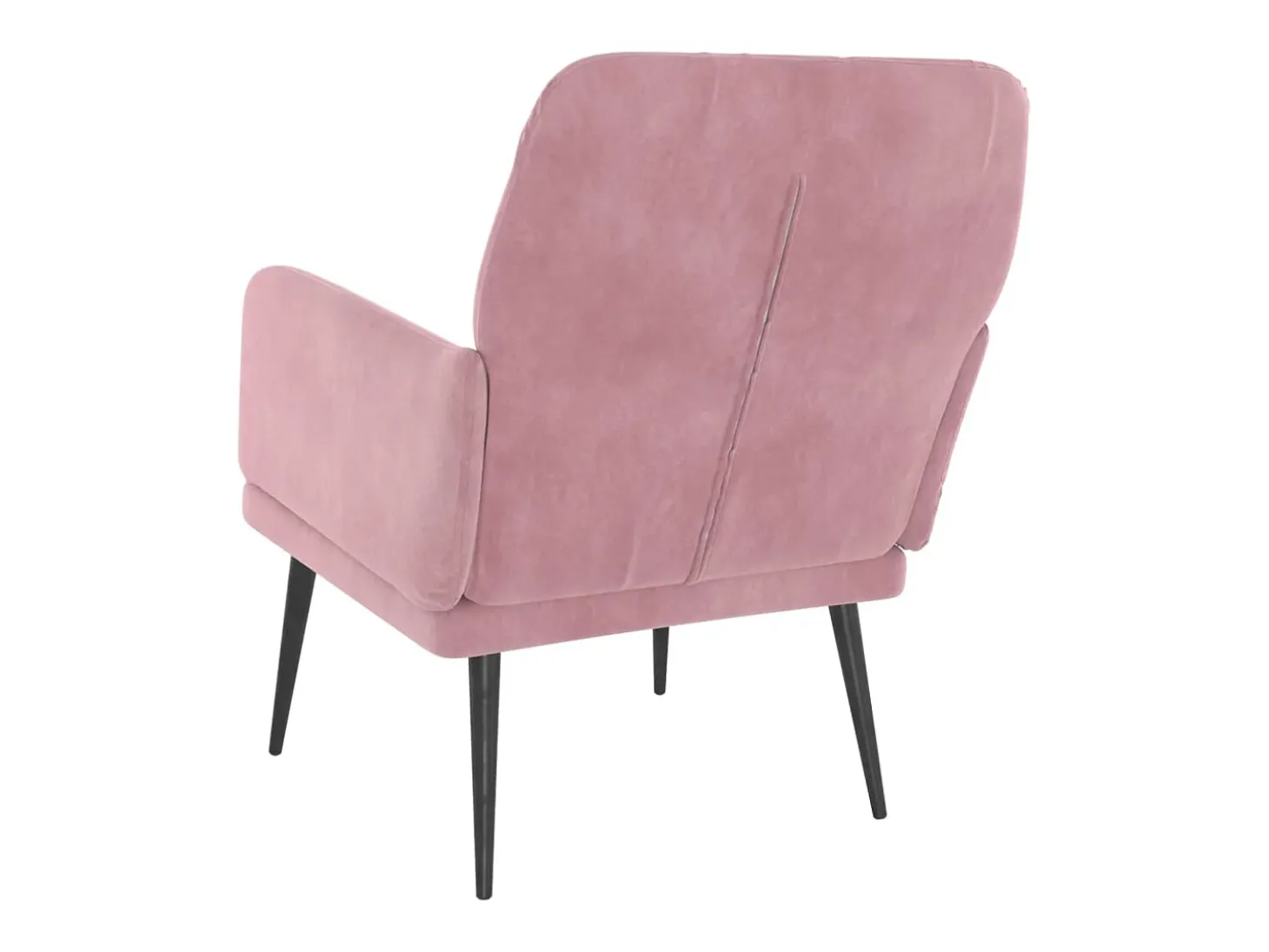 Poltrona | Cadeira Relax com apoio de braços 62x79x79 cm veludo rosa SHL44882
