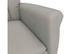 Poltrona | Cadeira Relax | Cadeira Recliner Cinza Claro Cinzento-claro 70.5x96.5x95 cm SHL15651