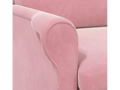 Poltrona | Cadeira Relax | Poltrona Confortável para Sala Rosa 76x94x102 cm Veludo SHL576724