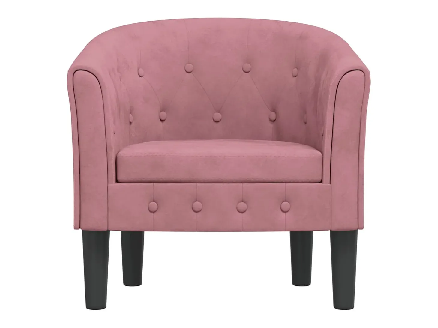 Poltrona | Cadeira Relax | Poltrona Confortável para Sala veludo rosa SHL993222
