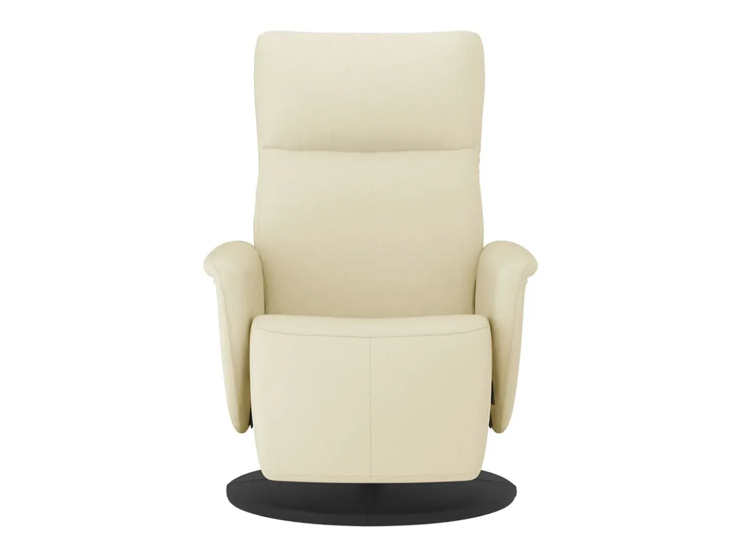Poltrona | Cadeira Relax | Cadeira reclinável com apoio de pés couro artificial cor creme SHL535090