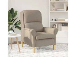 Poltrona | Cadeira Relax Cinzento-acastanhado 76x94x102 cm Microfibra SHL223278