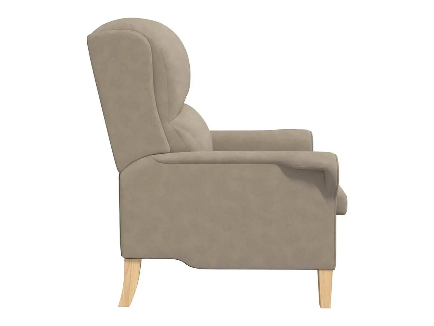 Poltrona | Cadeira Relax Cinzento-acastanhado 76x94x102 cm Microfibra SHL223278