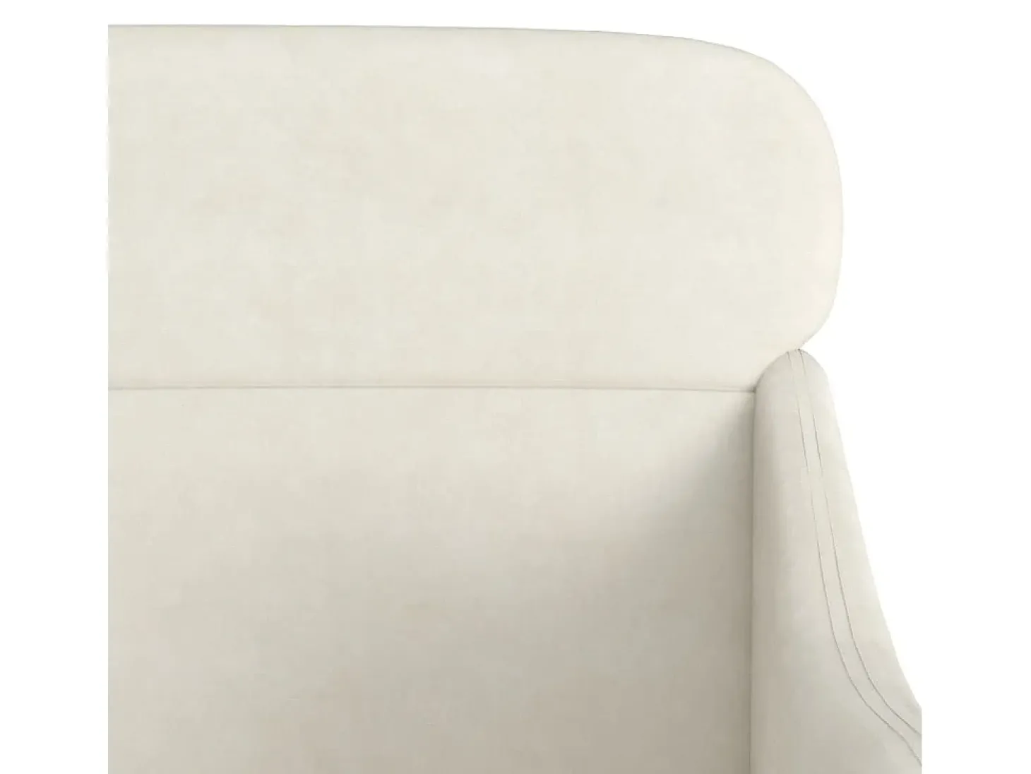 Poltrona | Cadeira Relax com apoio de braços 63x76x80 cm veludo cor creme SHL918554