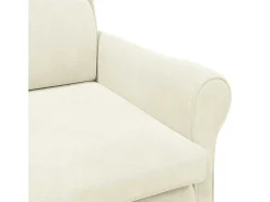 Poltrona | Cadeira Relax Creme 76x94x102 cm Veludo SHL940434