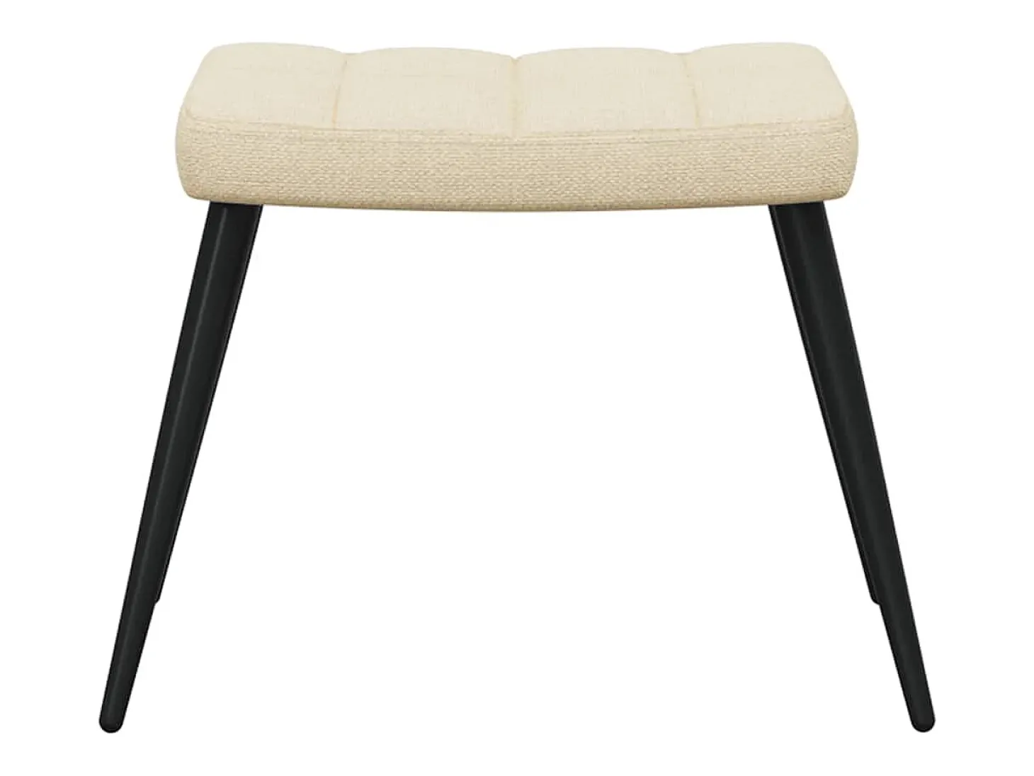 Poltrona | Cadeira Relax com banco tecido cor creme SHL136638