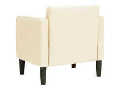 Poltrona | Cadeira Relax com apoio de braços 54 cm tecido corduroy creme SHL306567