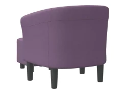 Poltrona | Cadeira Relax com apoio de pés tecido roxo SHL28397