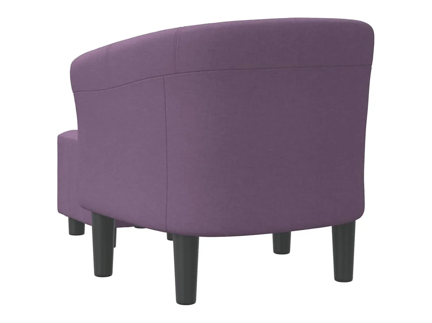 Poltrona | Cadeira Relax com apoio de pés tecido roxo SHL28397