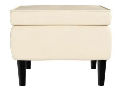 Poltrona | Cadeira Relax com banco veludo cor creme SHL273861