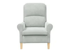 Poltrona | Cadeira Relax Cinzento-claro 76x94x102 cm Veludo SHL279081