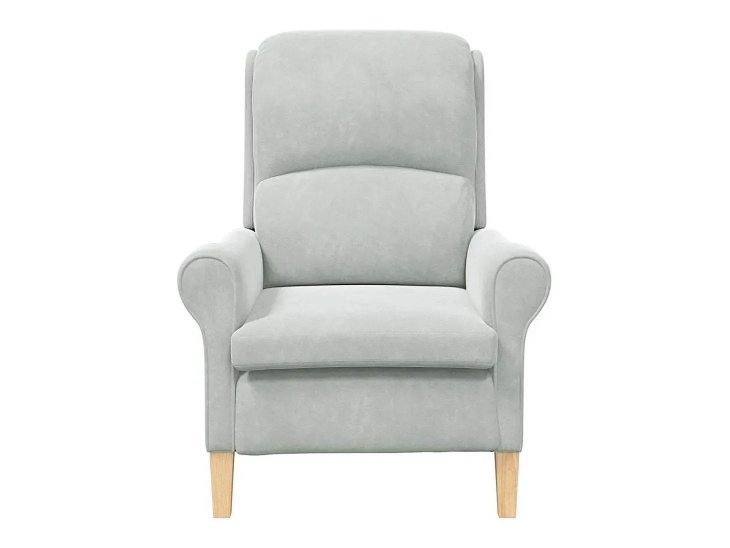 Poltrona | Cadeira Relax Cinzento-claro 76x94x102 cm Veludo SHL279081