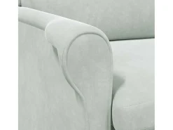 Poltrona | Cadeira Relax Cinzento-claro 76x94x102 cm Veludo SHL279081