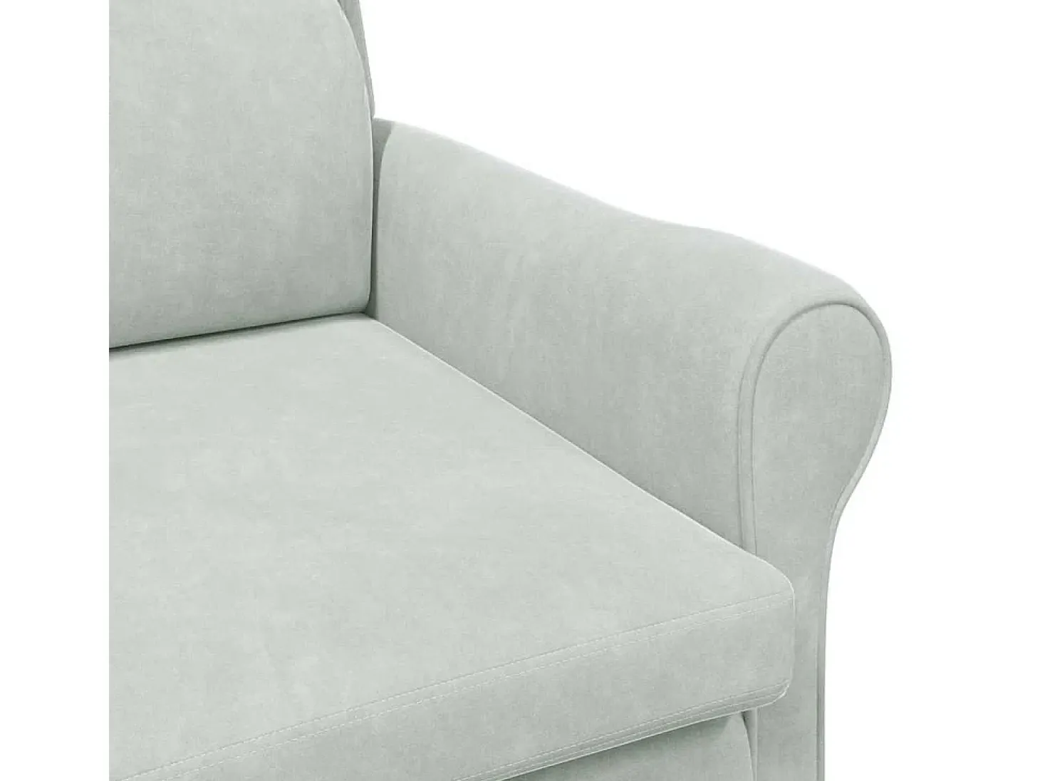 Poltrona | Cadeira Relax Cinzento-claro 76x94x102 cm Veludo SHL279081