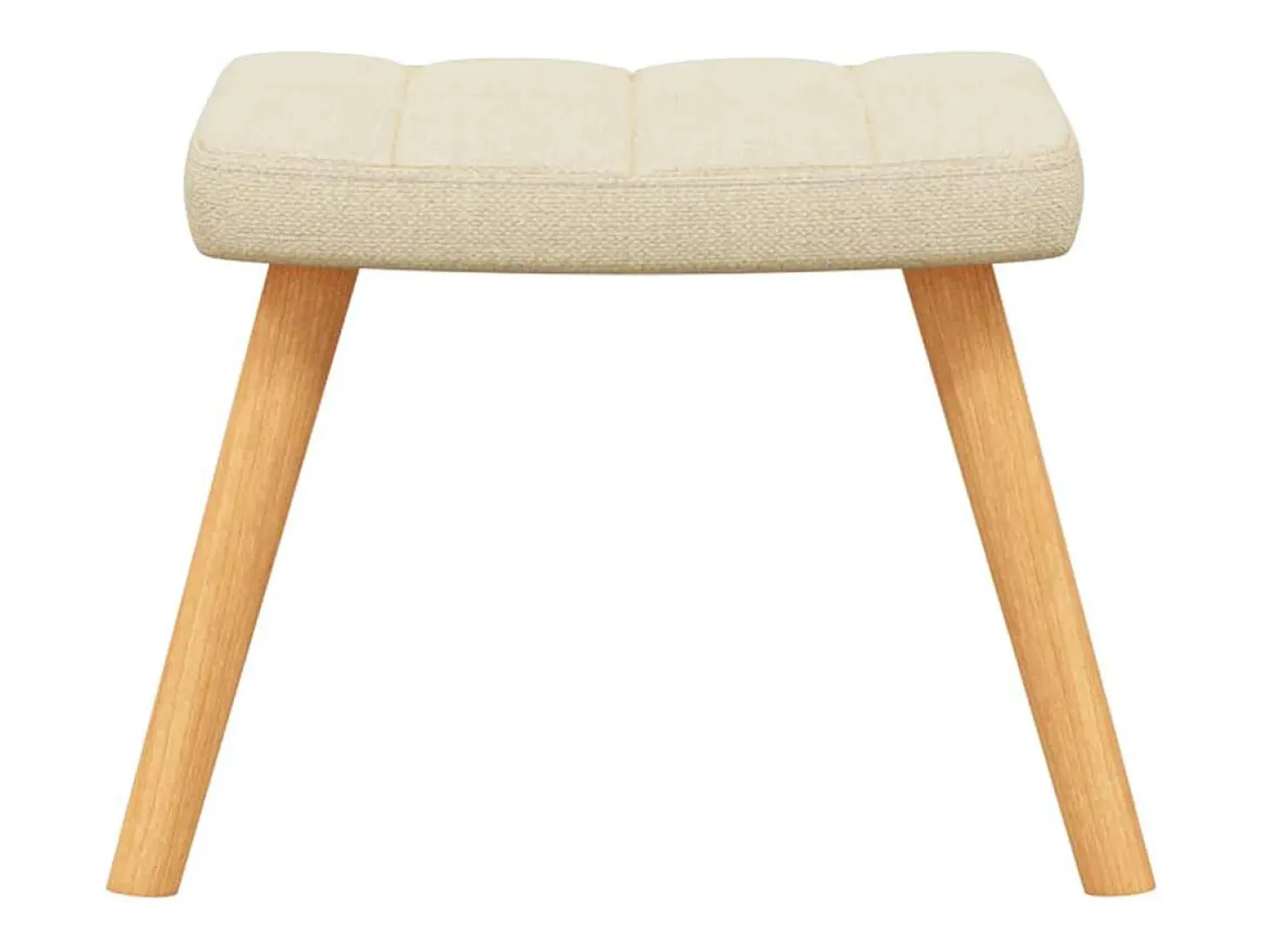 Poltrona | Cadeira Relax com banco tecido cor creme SHL788582