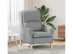 Poltrona | Cadeira Relax Cinzento-claro 76x94x102 cm tecido SHL879540