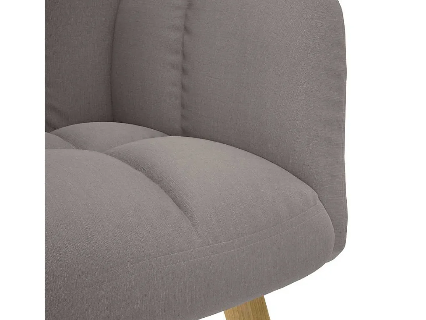 Poltrona | Cadeira Relax com banco p/ pés tecido cinza-acastanhado SHL557350