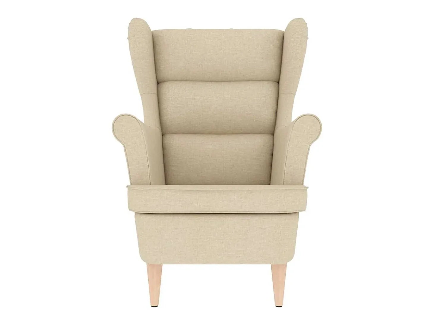 Poltrona | Cadeira Relax com apoio de braços 74x84x100 cm tecido cor creme SHL381325